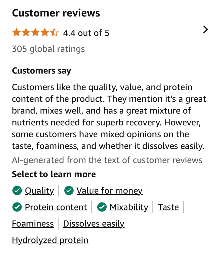 Amazon Whey Protein Review